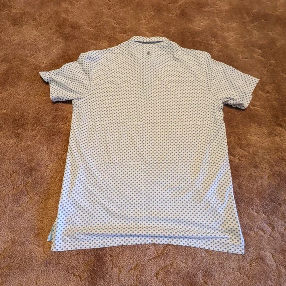 Johnnie O Golf Polo 1899 Blue Flowers Size M - Picture 7 of 8